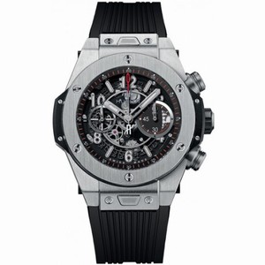 Hublot Big Bang Unico Titanium Black Dial Grey Skeleton Automatic Men's Sports Watch 411.NX.1170.RX.1104