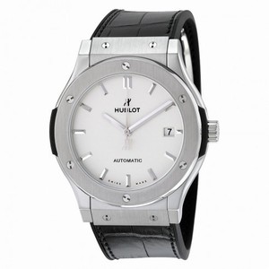 Hublot Classic Fusion Opaline Dial Titanium Automatic 45 MM Men's Watch 511.NX.2611.LR