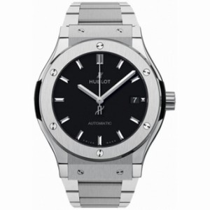 Hublot Classic Fusion Black Dial Automatic Men's Titanium Watch 511.NX.1171.NX