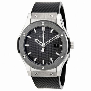 Hublot Classic Fusion Black Dial Automatic Rubber Strap Men's Watch 542.ZM.1170.RX