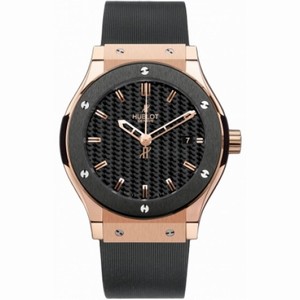 Hublot Classic Fusion Carbon Dial Black Rubber Men's Watch 511.PM.1780.RX