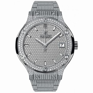 Hublot Classic Fusion Diamond Pave Dial Men's Watch 565.NX.9010.NX.3704