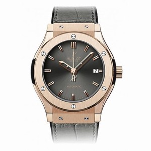 Hublot Classic Fusion Grey Dial 18K Rose Gold Automatic Men's Watch 565PX7080LR