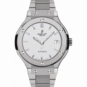 Hublot Classic Fusion Silver Dial Titanium Automatic Men's Watch 565.nx.2610.nx
