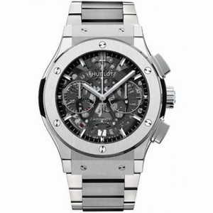 Hublot Classic Fusion Skeleton Dial Chronograph Titanium Automatic Men's Watch 525NX0170NX
