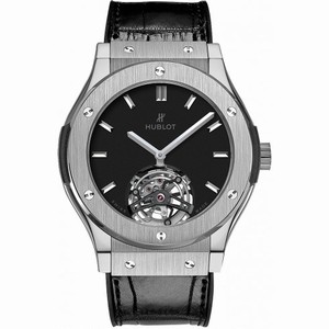 Hublot Classic Fusion Tourbillon 45mm Dial Black Automatic Men's Watch 505.NX.1170.LR