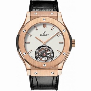 Hublot Classic Fusion Tourbillon 45mm Dial White Men's Luxury Watch 505.OX.2610.LR