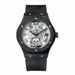 Hublot Classic Fusion Tourbillon Skull Dial Skeleton Automatic Men's Watch 505.UC.0170.VR.SKULL