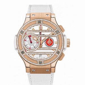 Hublot Costa Smeralda Matte White 18kt Rose Gold White Leather Men's Watch 347PE2123LR1104PCM