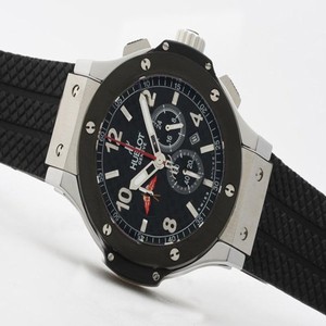 Hublot Monaco Yacht Club 301.AM.130.RX.YCM07 Black Rubber Strap Black Dial Round Watch