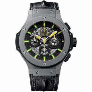 Hublot Oscar Niemeyer Skeleton Dial Black Leather Men's Watch 311.AI.1149.HR.NIE11