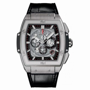 Hublot Spirit Of Big Bang Skeleton Dial Black Leather Band Automatic Men's Watch 601.NX.0173.LR.1104