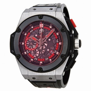 Hublot Uefa Euro Skeleton Black Rubber Men's Watch 716.NM1129.RX.EUR