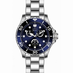 Invicta Signature II Multi-Function Blue Dial Stainless Steel Men's Watch 7050