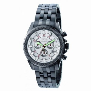 Invicta Air Legend Silver Dial Black Ionic Stainless Steel Men's Watch 7169
