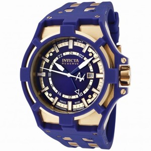 Invicta Akula Gold Tone and Blue Rubber Men's Watch 0629