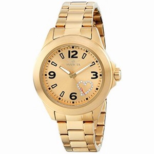 Invicta Angel Champagne Dial Gold-plated Ladies Watch 17933