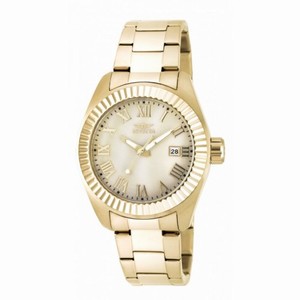 Invicta Angel Champagne Dial Gold-plated Ladies Watch 20316