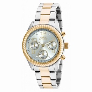 Invicta Angel Chronograph Silver Dial Two-tone Ladies Watch 20268