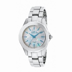 Invicta Angel Mother of Pearl Dial Stainless Steel Ladies Watch 15867