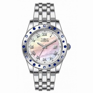 Invicta Angel Mother of Pearl Dial Stainless Steel Ladies Watch 18978