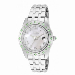 Invicta Angel Mother of Pearl Dial Stainless Steel Ladies Watch 18979