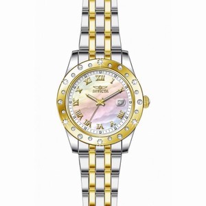 Invicta Angel Mother of Pearl Dial Two-tone Ladies Watch 18981