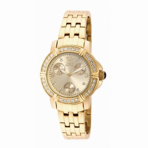 Invicta Angel Multi-Function C hampagne Dial Gold-plated Ladies Watch 18964