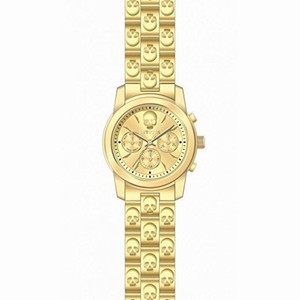 Invicta Angel Multi-Function Champagne Dial Gold-plated Ladies Watch 16891