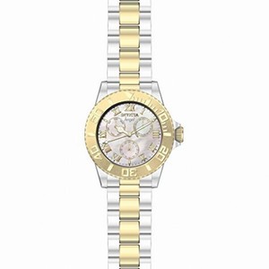 Invicta Angel Multi-Function Mother of Pearl Dial Two-tone Ladies Watch 17526