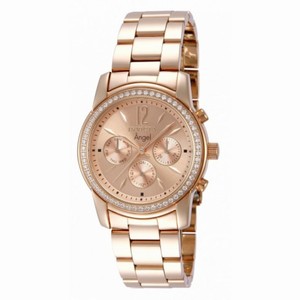 Invicta Angel Multi-Function Rose Dial Rose Gold-plated Ladies Watch 11774