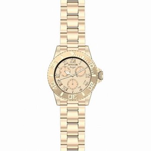 Invicta Angel Multi-Function Rose Dial Rose Gold-plated Ladies Watch 17525