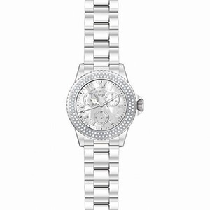 Invicta Angel Multi-Function Silver Dial Stainless Steel Ladies Watch 17411