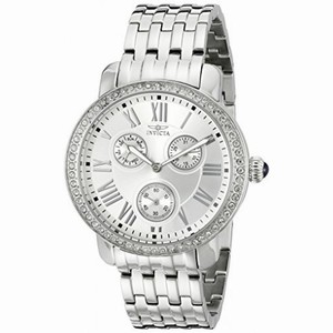 Invicta Angel Multi-Function Silver Dial Stainless Steel Ladies Watch 21411