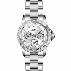 Invicta Angel Multi-Function Silver Dial Stainless Steel Ladies Watch 21764