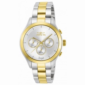 Invicta Angel Multi-Function Silver Dial Two-tone Ladies Watch 13725