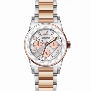 Invicta Angel Multi-Function Silver Dial Two-tone Ladies Watch 22109