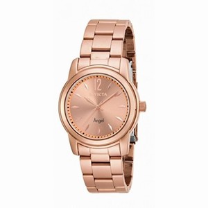 Invicta Angel Rose Dial Rose Gold-plated Ladies Watch 17421