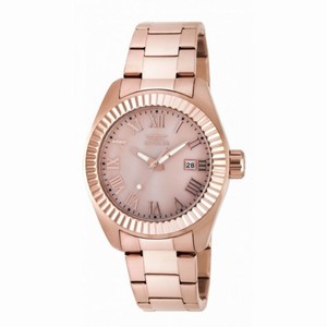 Invicta Angel Rose Dial Rose Gold-plated Ladies Watch 20317