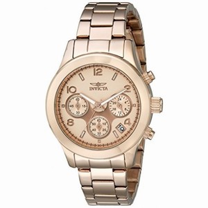 Invicta Angel Rose Gold Dial Ladies Chronograph Watch 19218