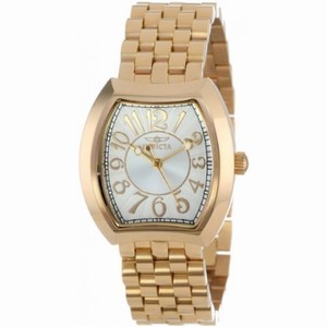 Invicta Angel Silver Dial Gold-plated Ladies Watch 15040