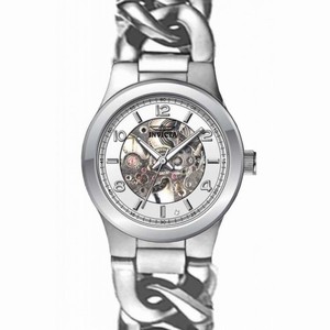 Invicta Angel Silver Skeleton Dial Stainless Steel Twist Ladies Watch 17250
