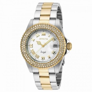 Invicta Angel White Dial Two-tone Ladies Watch 20503