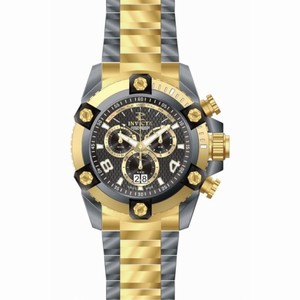 Invicta Arsenal Chronograph Black Dial Two-tone Gold-tone And Silver-tone PVD Stainless Steel 13044
