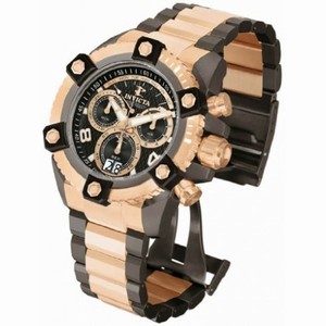 Invicta Arsenal Chronograph Black Dial Two-Tone Stainless Steel Men's Watch 12987