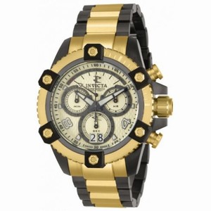 Invicta Arsenal Chronograph Champagne Dial Two-tone Men's Watch 12985