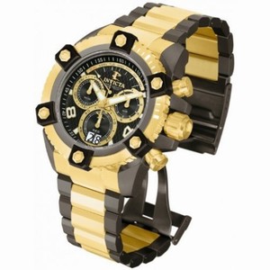 Invicta Arsenal Chronograph Gold-tone and Gunmetal-tone Stainless Steel Men's Watch 12983