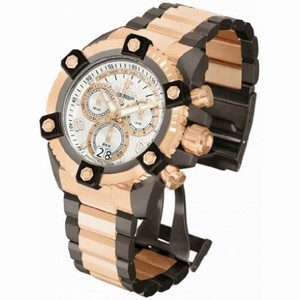 Invicta Arsenal Chronograph Silver Dial Two-Tone Stainless Steel Men's Watch 12986