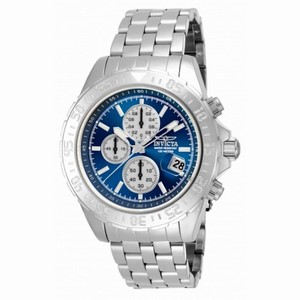 Invicta Aviator Chronograph Blue Dial Stainless Steel Men's Watch 18849