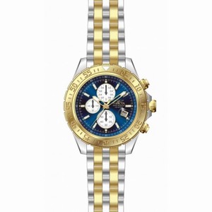 Invicta Aviator Chronograph Blue Dial Two-tone Men's Watch 18851